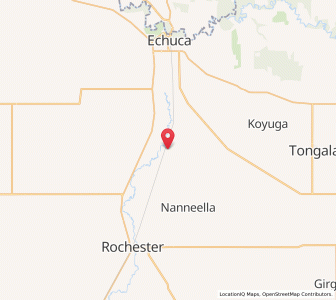 Map of Strathallan, VictoriaVictoria