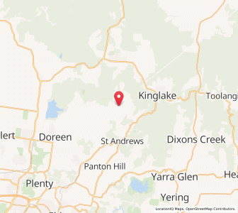 Map of Strathewen, VictoriaVictoria