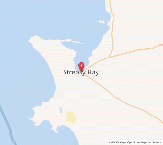 Map of Streaky Bay, South Australia