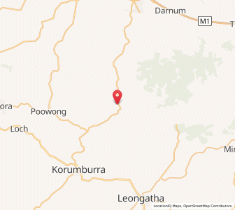 Map of Strzelecki, VictoriaVictoria