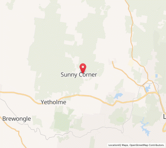 Map of Sunny Corner, New South Wales