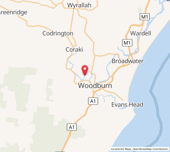 Map of Swan Bay, New South Wales