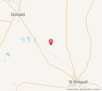 Map of Swanwater, VictoriaVictoria