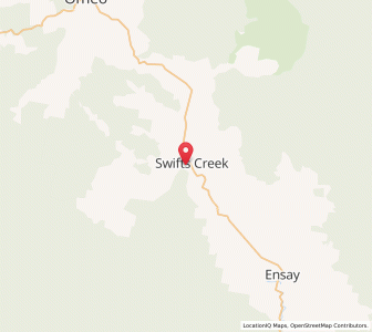 Map of Swifts Creek, VictoriaVictoria