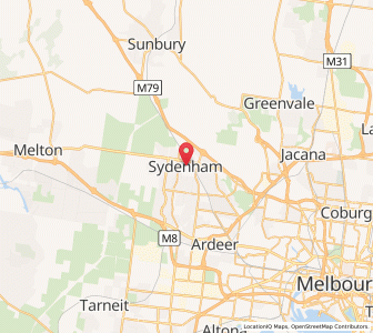 Map of Sydenham, VictoriaVictoria