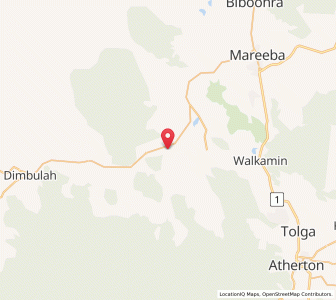 Map of Tabacum, Queensland