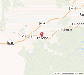 Map of Tallong, New South Wales