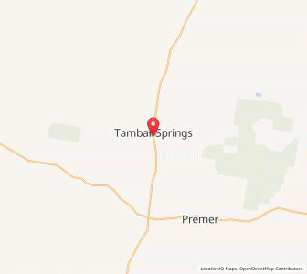 Map of Tambar Springs, New South Wales