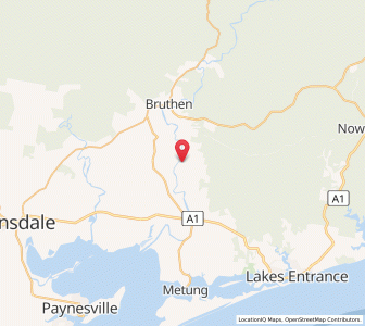 Map of Tambo Upper, VictoriaVictoria