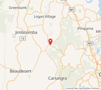 Map of Tamborine, Queensland