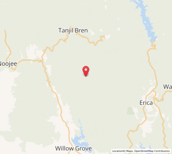 Map of Tanjil Bren, VictoriaVictoria