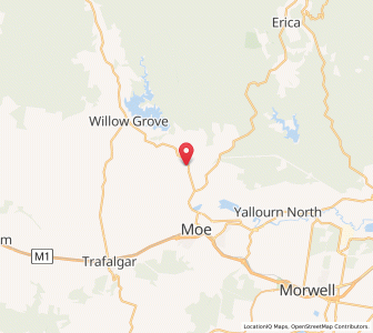 Map of Tanjil South, VictoriaVictoria