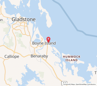 Map of Tannum Sands, Queensland