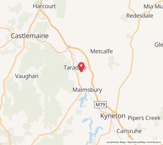 Map of Taradale, VictoriaVictoria