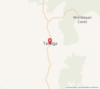Map of Taralga, New South Wales