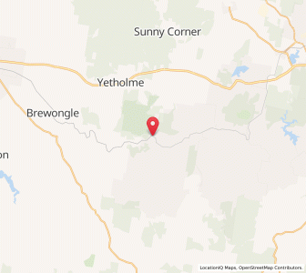 Map of Tarana Quarry, New South Wales