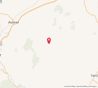 Map of Tarcombe, VictoriaVictoria