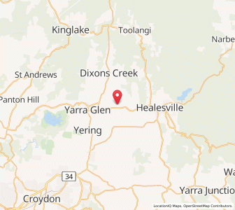 Map of Tarrawarra, VictoriaVictoria