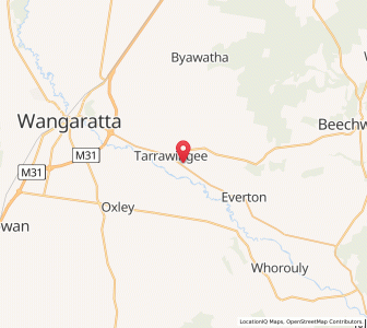 Map of Tarrawingee, VictoriaVictoria
