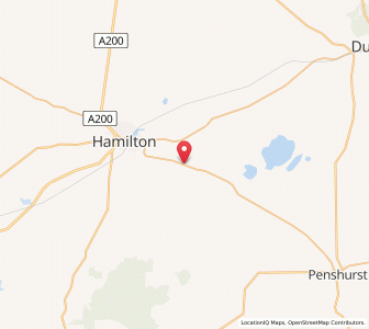 Map of Tarrington, VictoriaVictoria