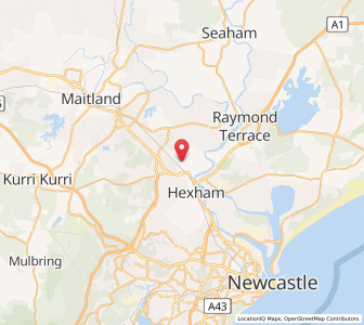 Map of Tarro, New South Wales