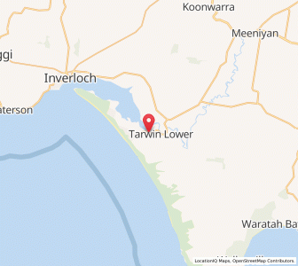 Map of Tarwin Lower, VictoriaVictoria