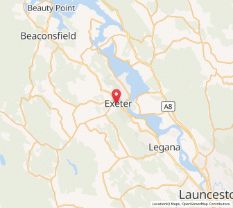 Map of Tatana, TasmaniaTasmania