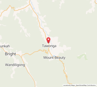 Map of Tawonga, VictoriaVictoria