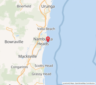 Map of Taylors Arm, New South Wales