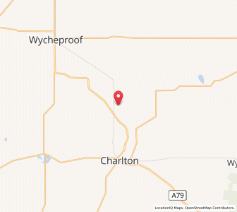 Map of Teddywaddi, VictoriaVictoria