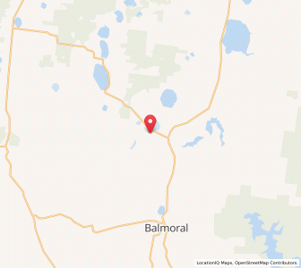 Map of Telangatuk, VictoriaVictoria