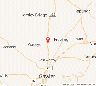 Map of Templers, South Australia