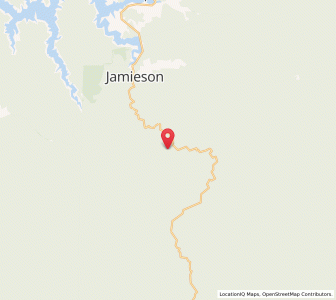 Map of Ten Mile, VictoriaVictoria