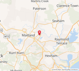 Map of Tenambit, New South Wales