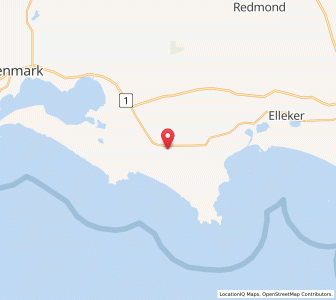 Map of Tennessee, Western Australia