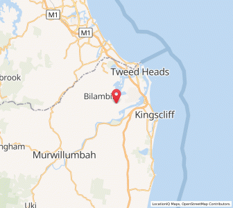 Map of Terranora, New South Wales