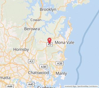 Map of Terry Hills, New South Wales