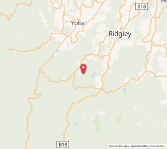 Map of Tewkesbury, TasmaniaTasmania