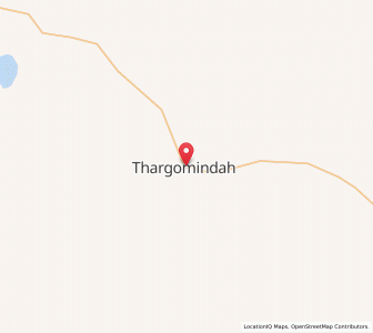 Map of Thargomindah, Queensland