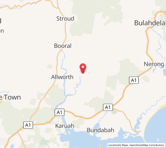 Map of The Branch, New South Wales