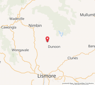 Map of The Channon, New South Wales