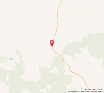 Map of The Flags, New South Wales