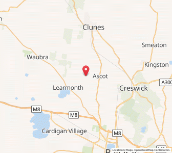 Map of The Rose, VictoriaVictoria