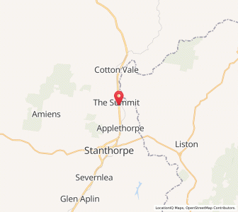 Map of The Summit, Queensland