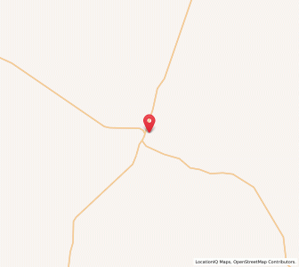 Map of The Three Ways Intersection, Queensland