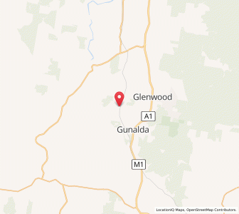 Map of Theebine, Queensland