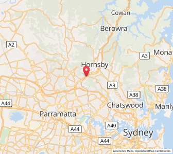 Map of Thornleigh, New South Wales