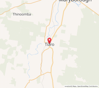 Map of Tiaro, Queensland