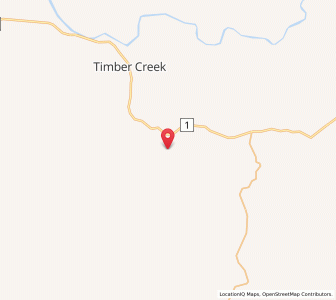 Map of Timber Creek, Northern Territory