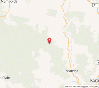 Map of Timbertop, New South Wales